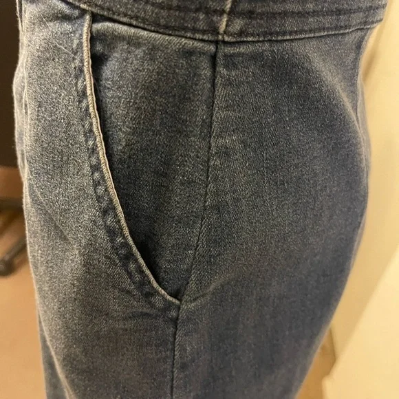 𝅺express jean button up sleeveless dress size XS - Picture 7 of 8